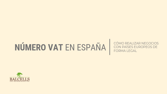 numero VAT en Espana
