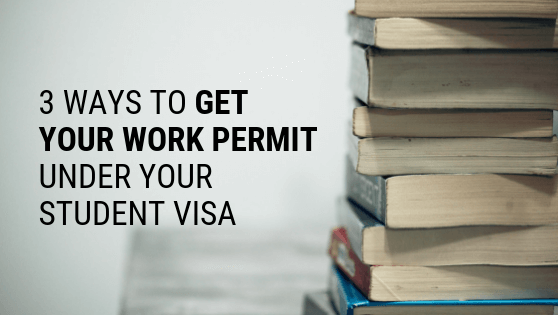 how to get work permit under student visa in spain