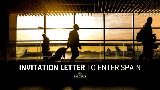 invitation letter to enter Spain