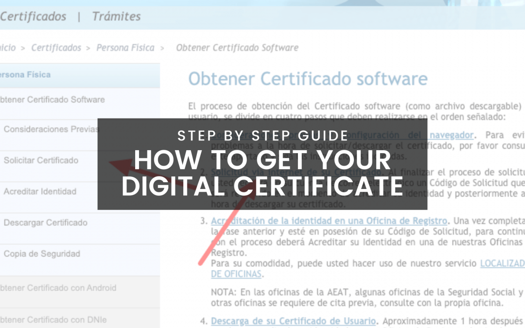 digital certificate in Spain