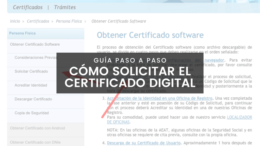 C Mo Solicitar El Certificado Digital Paso A Paso F Cil