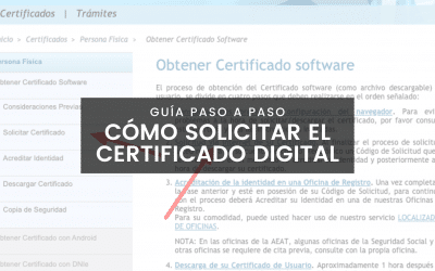 Cómo Solicitar el Certificado Digital Paso a Paso