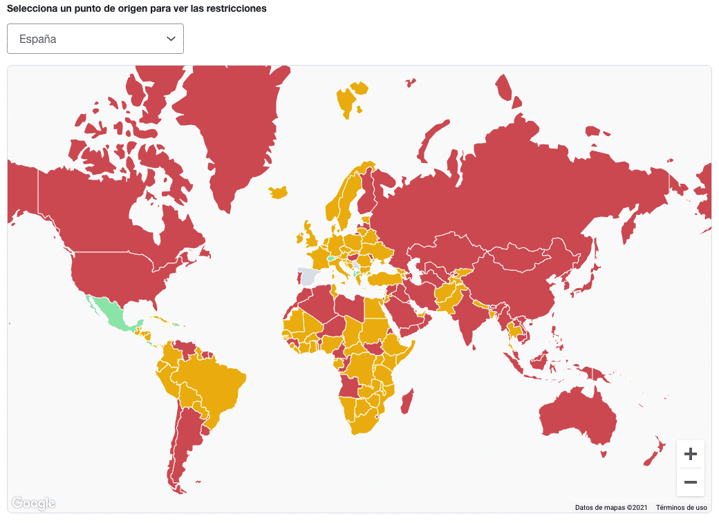 Spain travel restrictions