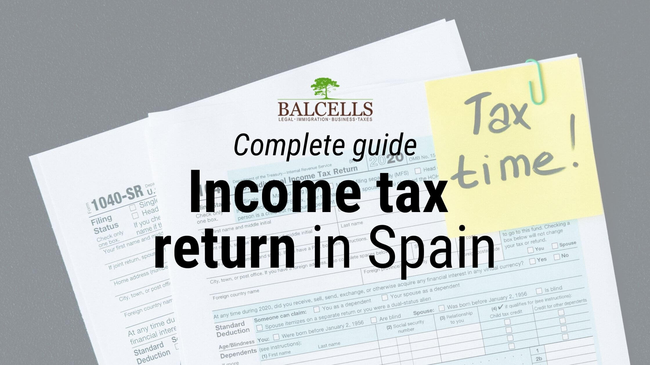 Income tax return in Spain
