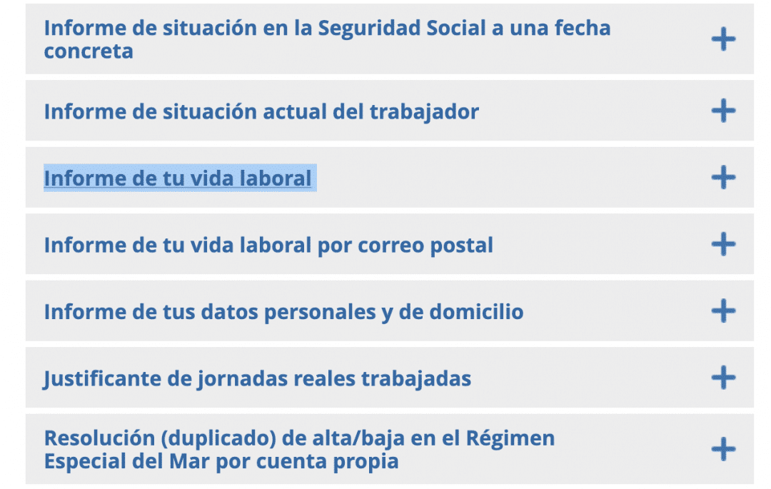 ¿Qué Es Y Cómo Se Solicita El Informe De Vida Laboral? (Paso A Paso)