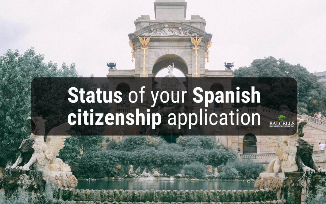 Spanish citizenship file possible statuses
