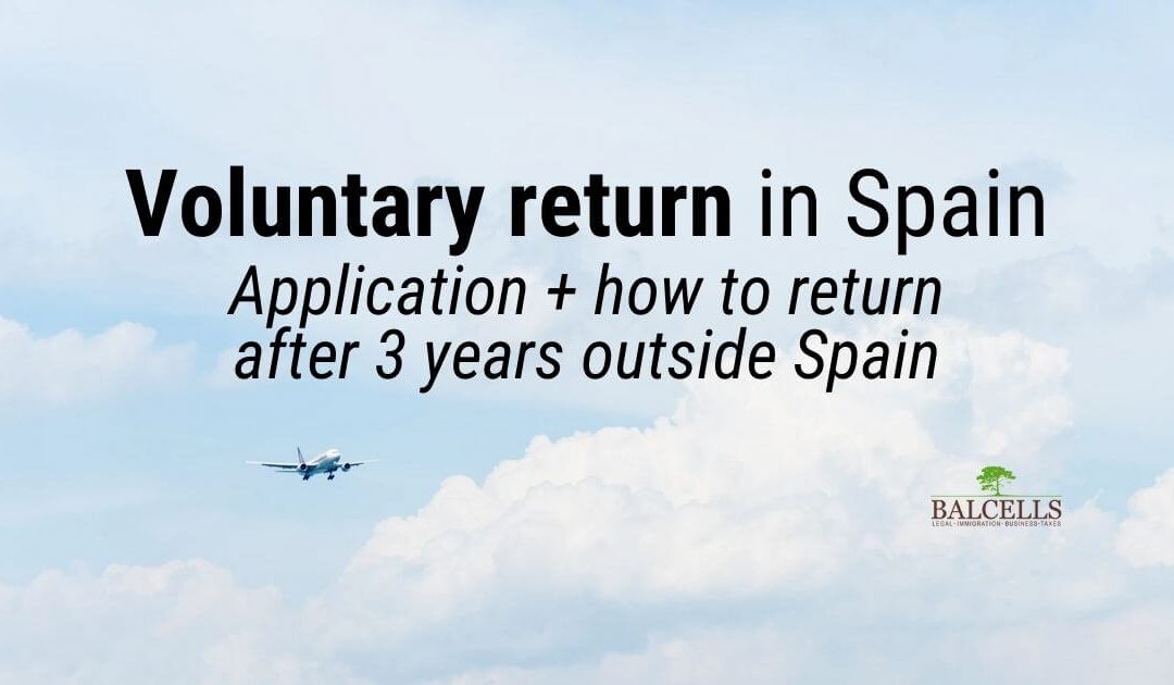 voluntary return in Spain