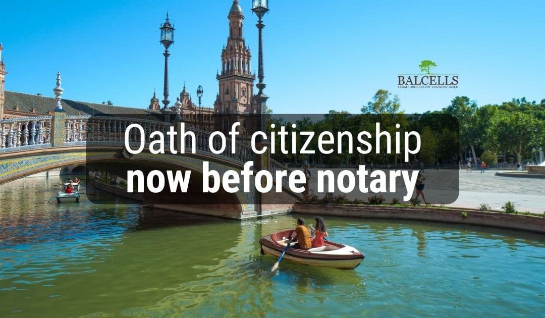 Oath of Spanish Citizenship Before Notary