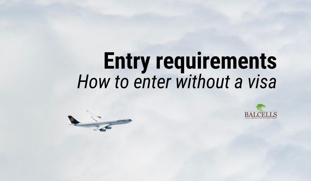 how to enter Spain without a visa