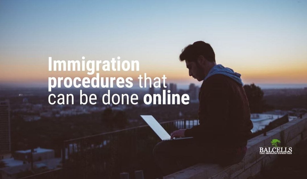 immigration procedures that can be done online