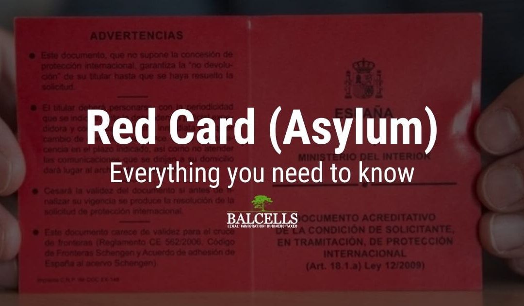 Red Card in Spain for your Asylum Procedure