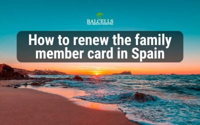 How can I renew my family residence visa in Spain?